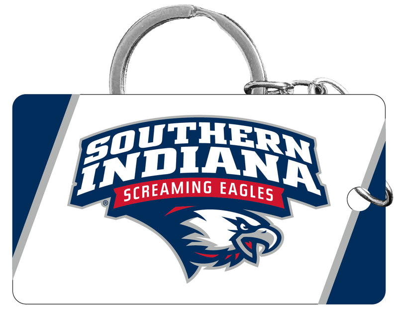 University of Southern Indiana Acrylic Keychain 1.5" x 2.75" Officially Licensed Collegiate Product Single
