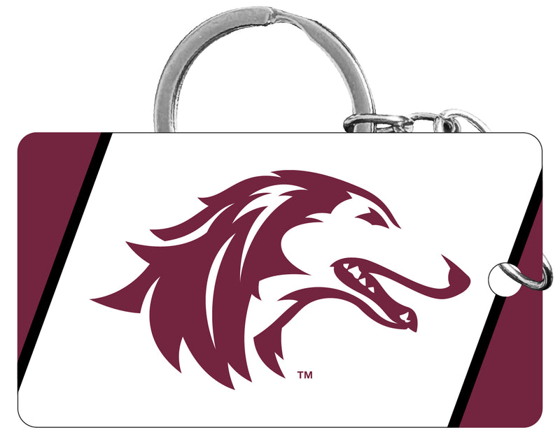 Southern Illinois Salukis Acrylic Keychain 1.5" x 2.75" Officially Licensed Collegiate Product Single