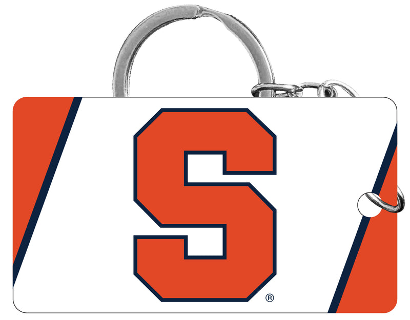 Syracuse Orange Acrylic Keychain 1.5" x 2.75" Officially Licensed Collegiate Product 2-Pack