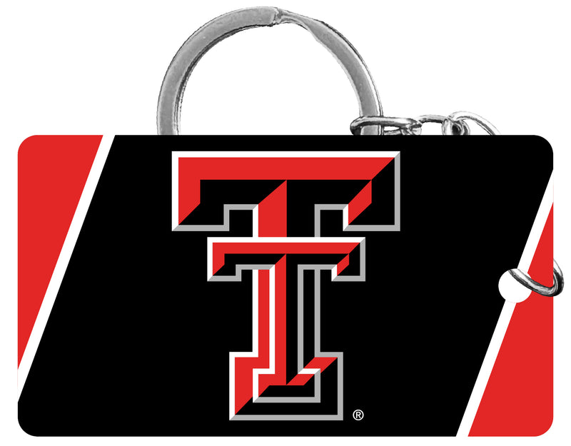 Texas Tech Red Raiders Acrylic Keychain 1.5" x 2.75" Officially Licensed Collegiate Product Single