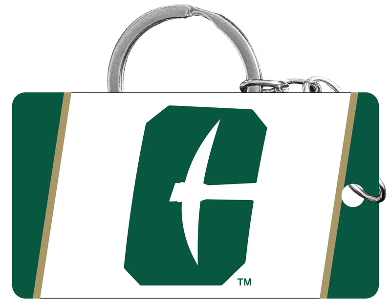 North Carolina Charlotte Forty-Niners Acrylic Keychain 1.5" x 2.75" Officially Licensed Collegiate Product Single
