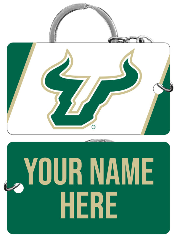 South Florida Bulls Customizable Acrylic Keychain 1.5" x 2.75" Officially Licensed Collegiate Product Single