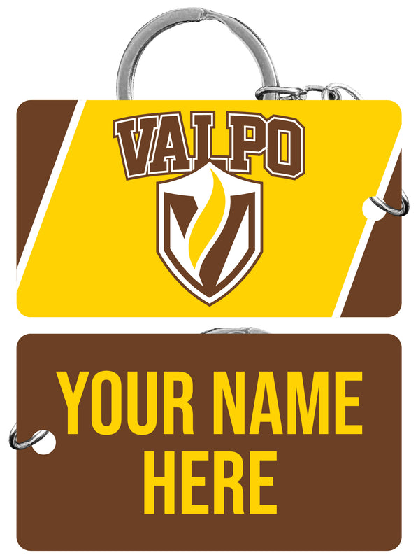 Valparaiso University Customizable Acrylic Keychain 1.5" x 2.75" Officially Licensed Collegiate Product Single
