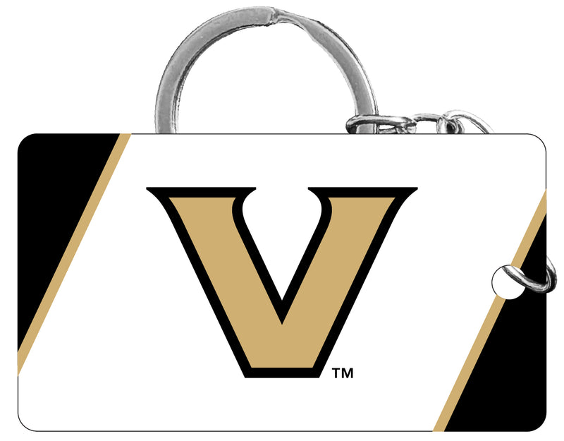 Vanderbilt University Acrylic Keychain 1.5" x 2.75" Officially Licensed Collegiate Product Single