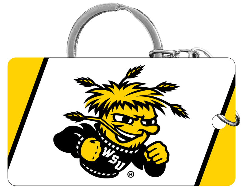 Wichita State Shockers Acrylic Keychain 1.5" x 2.75" Officially Licensed Collegiate Product Single