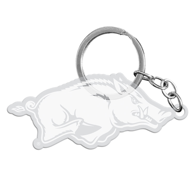 Arkansas Razorbacks Officially Licensed Precision-Cut Acrylic Keychain – Printed or Engraved Logo Etched