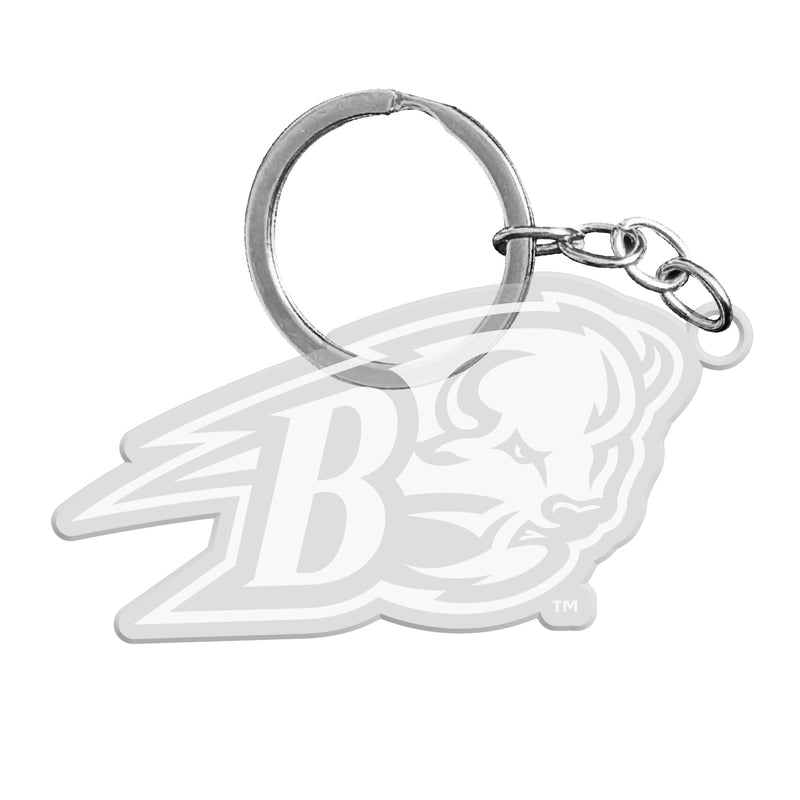 Bucknell University Bison Officially Licensed Precision-Cut Acrylic Keychain – Printed or Engraved Logo Etched