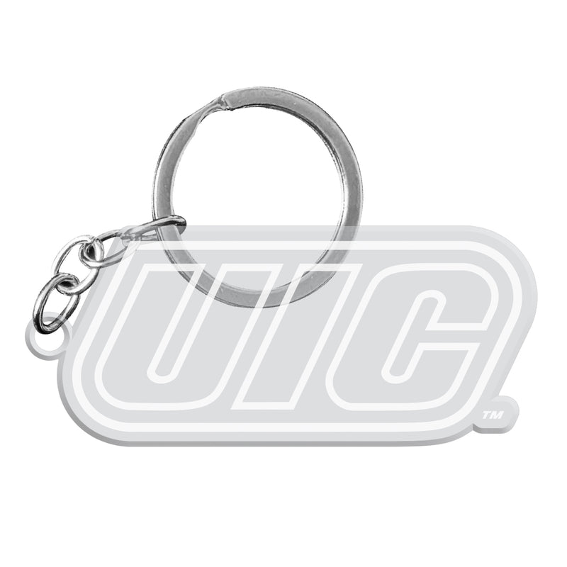 University of Illinois at Chicago Officially Licensed Precision-Cut Acrylic Keychain – Printed or Engraved Logo Etched