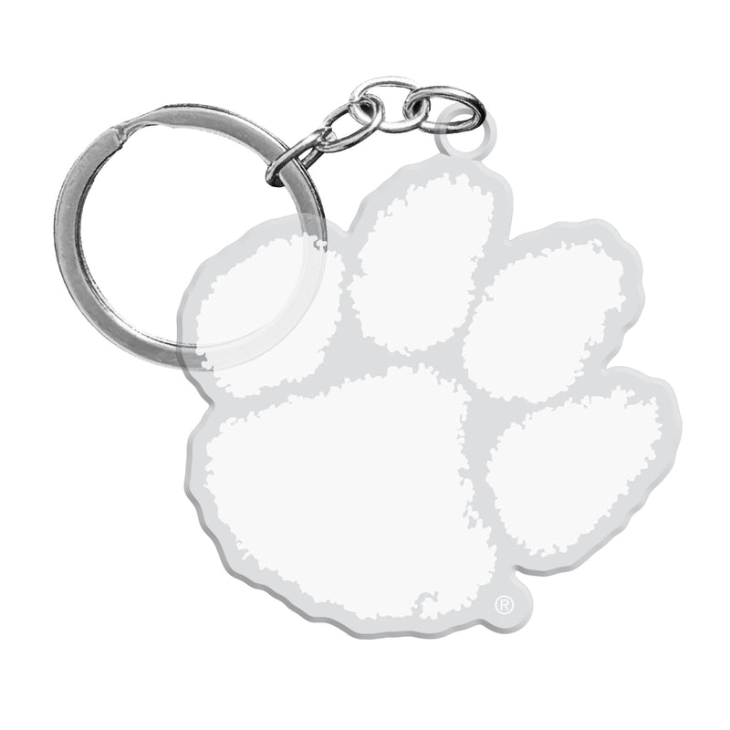 Clemson Tigers Officially Licensed Precision-Cut Acrylic Keychain – Printed or Engraved Logo Etched