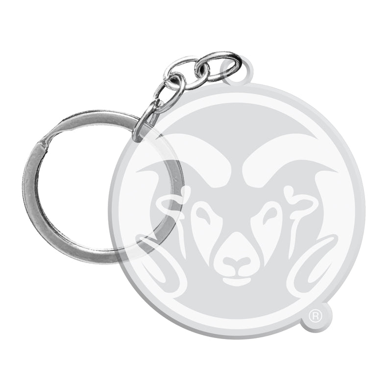 Colorado State Rams Officially Licensed Precision-Cut Acrylic Keychain – Printed or Engraved Logo Etched