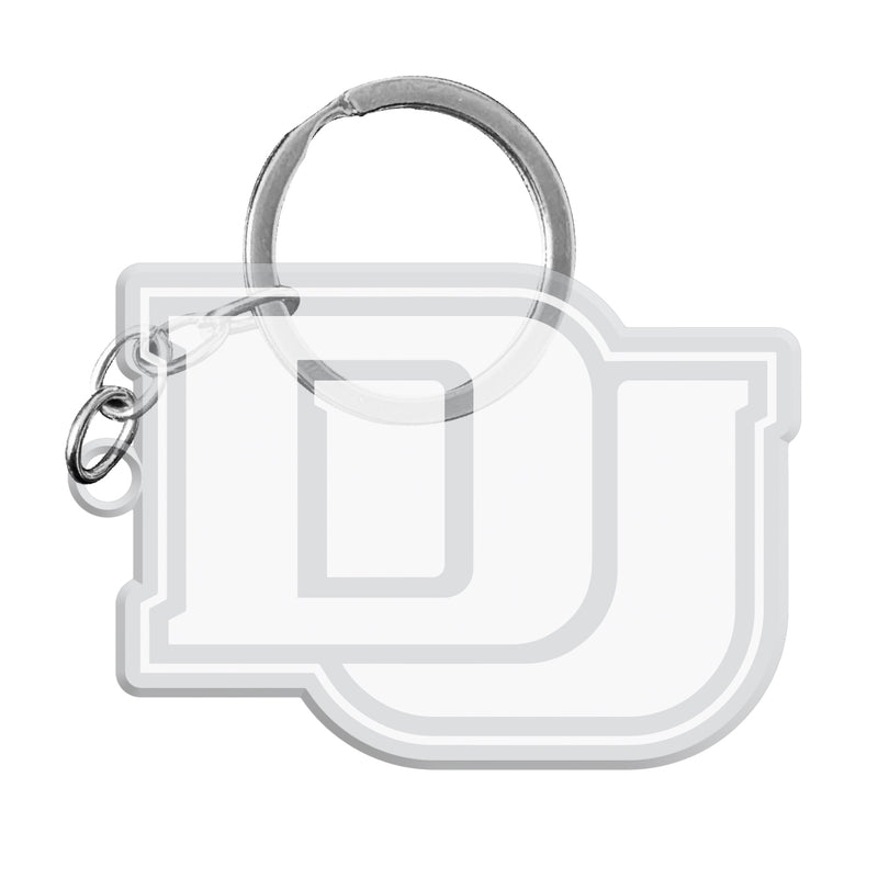 University of Denver Pioneers Officially Licensed Precision-Cut Acrylic Keychain – Printed or Engraved Logo Etched
