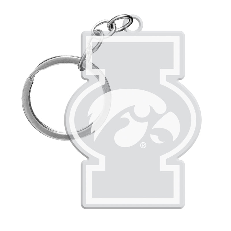 Iowa Hawkeyes Officially Licensed Precision-Cut Acrylic Keychain – Printed or Engraved Logo Etched