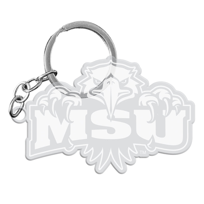Morehead State University Officially Licensed Precision-Cut Acrylic Keychain – Printed or Engraved Logo Etched