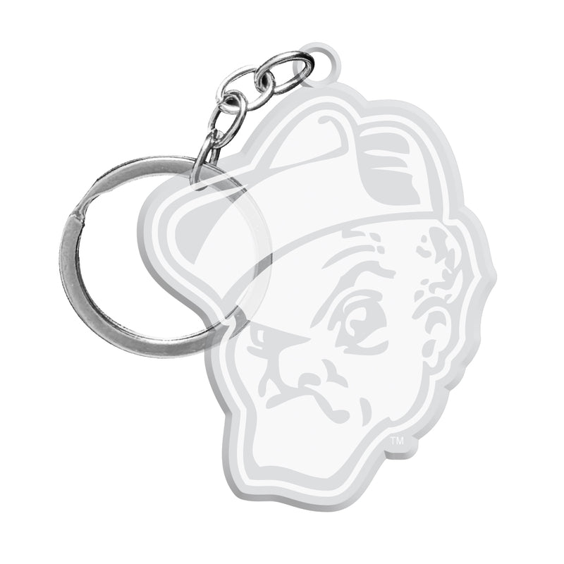 Ohio Wesleyan University Officially Licensed Precision-Cut Acrylic Keychain – Printed or Engraved Logo Etched