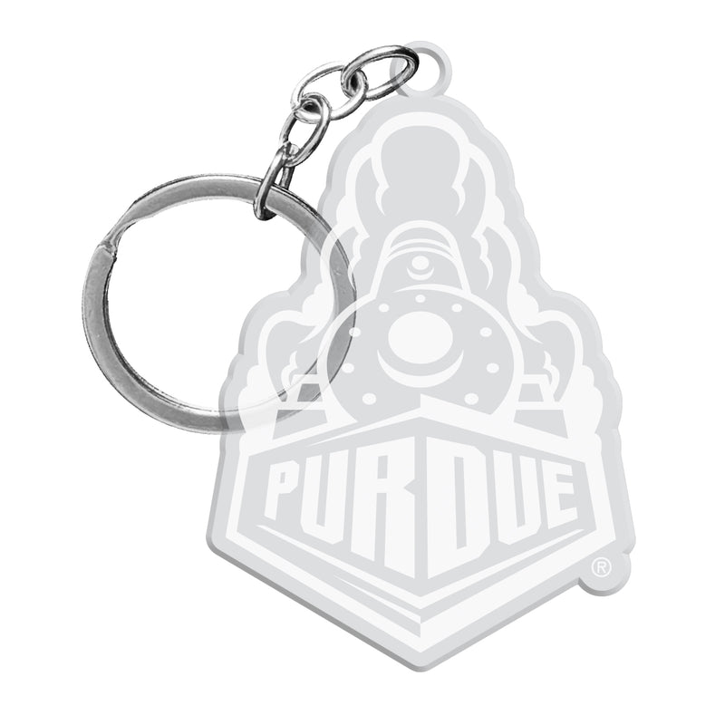 Purdue Boilermakers Officially Licensed Precision-Cut Acrylic Keychain – Printed or Engraved Logo Etched