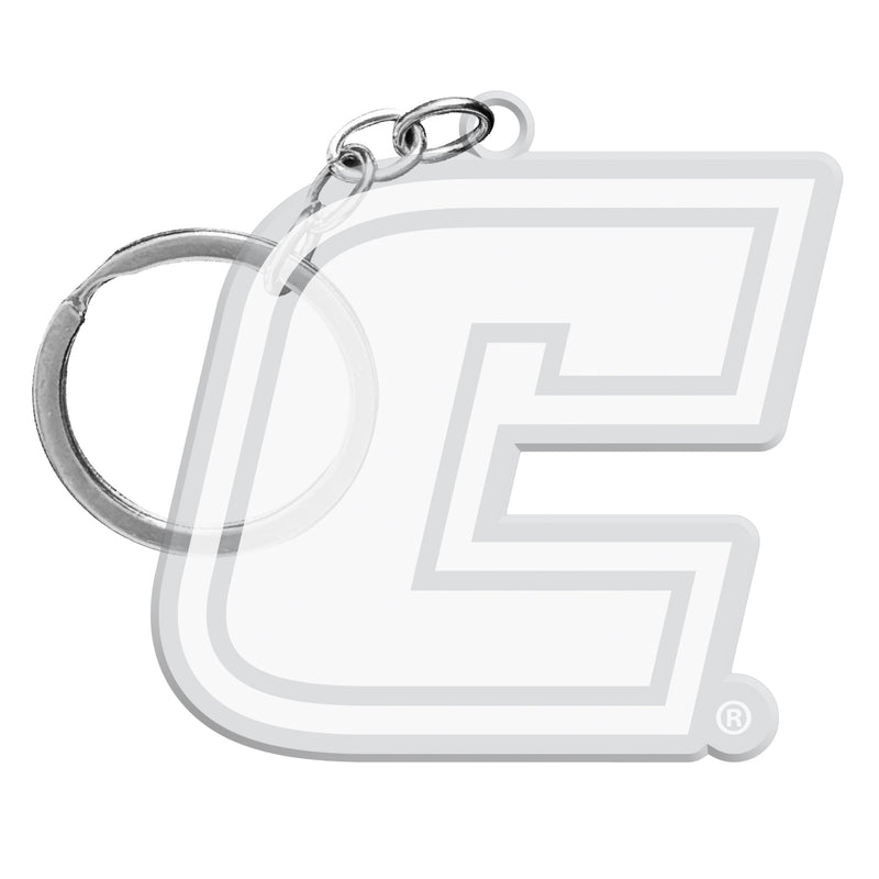 University of Tennessee at Chattanooga Officially Licensed Precision-Cut Acrylic Keychain – Printed or Engraved Logo Etched
