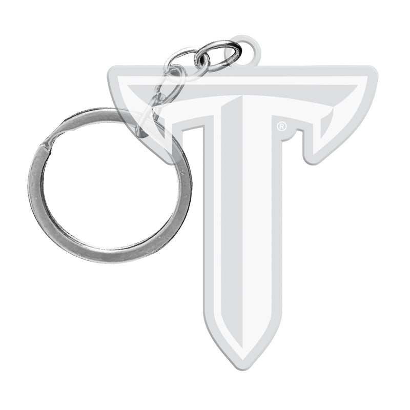 Troy University Officially Licensed Precision-Cut Acrylic Keychain – Printed or Engraved Logo Etched