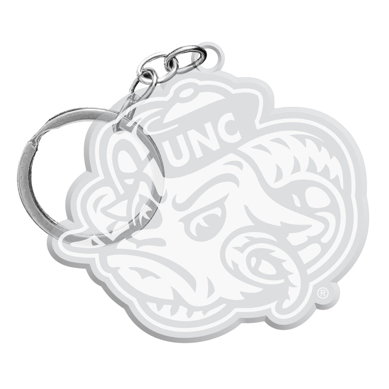 UNC Tar Heels Officially Licensed Precision-Cut Acrylic Keychain – Printed or Engraved Logo Etched