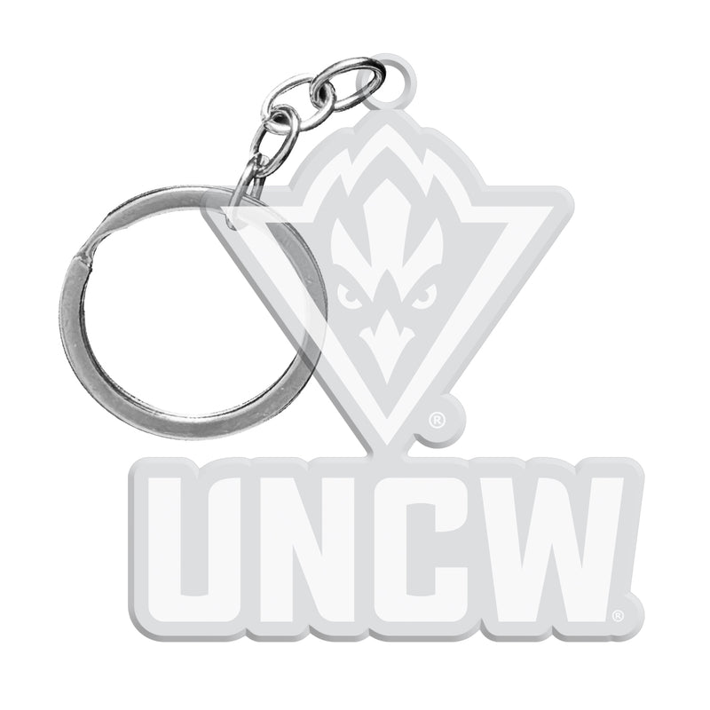 North Carolina Wilmington Seahawks Officially Licensed Precision-Cut Acrylic Keychain – Printed or Engraved Logo Etched