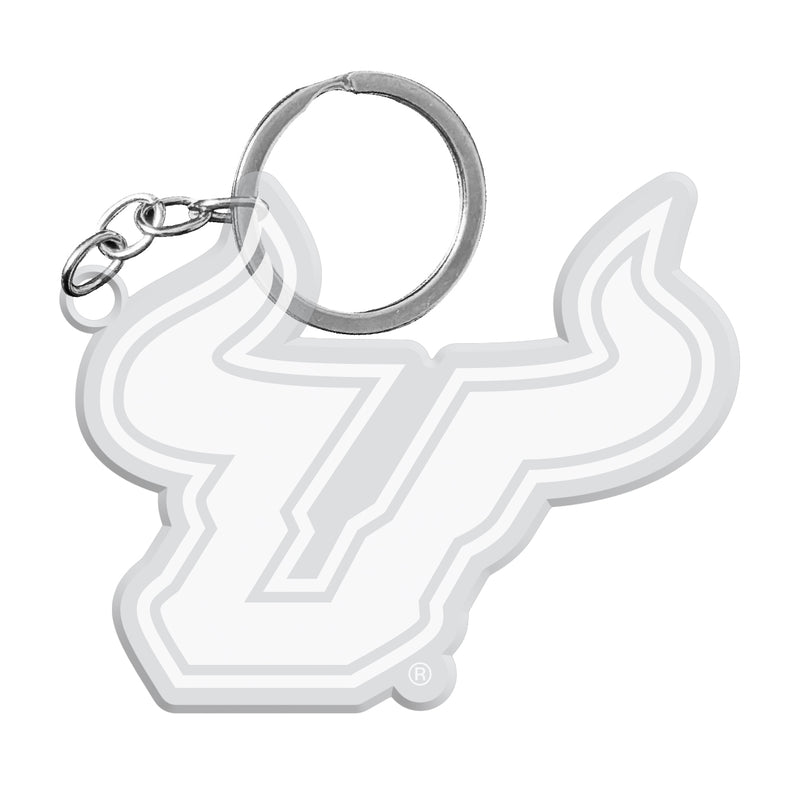 South Florida Bulls Officially Licensed Precision-Cut Acrylic Keychain – Printed or Engraved Logo Etched