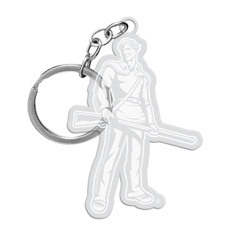 West Virginia Mountaineers Officially Licensed Precision-Cut Acrylic Keychain – Printed or Engraved Logo Etched