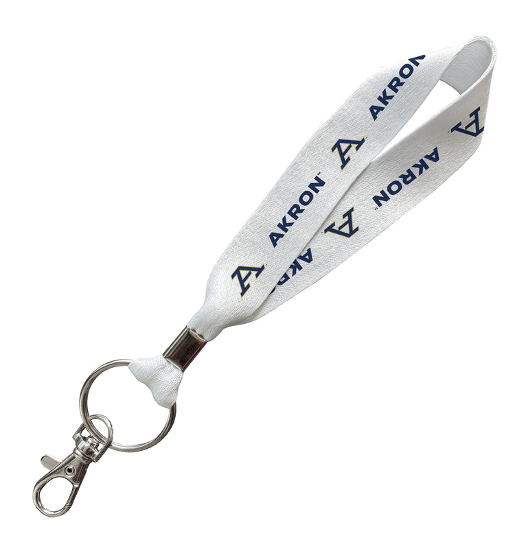 Akron Zips Officially Licensed 6-Inches Long Cloth Keychain Lanyard
