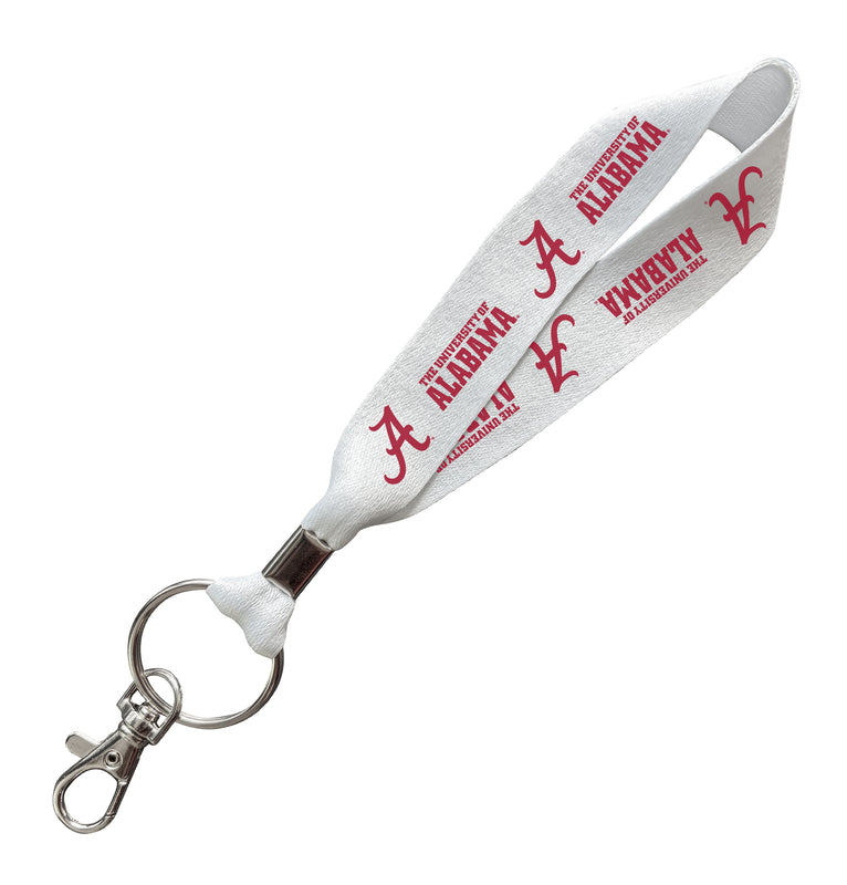 Alabama Crimson Tide Officially Licensed 6-Inches Long Cloth Keychain Lanyard