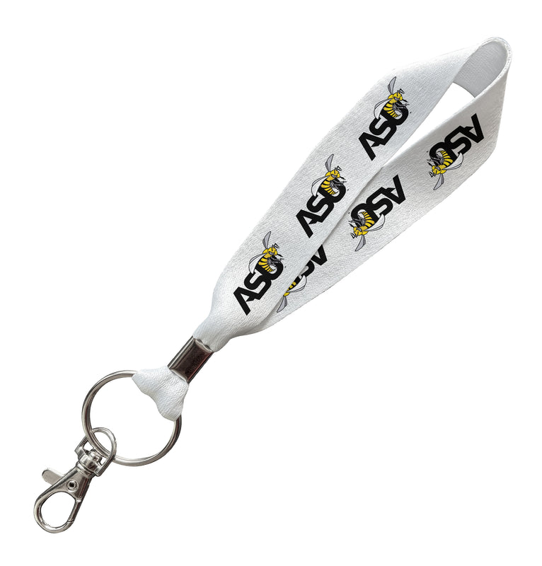 Alabama State University Officially Licensed 6-Inches Long Cloth Keychain Lanyard