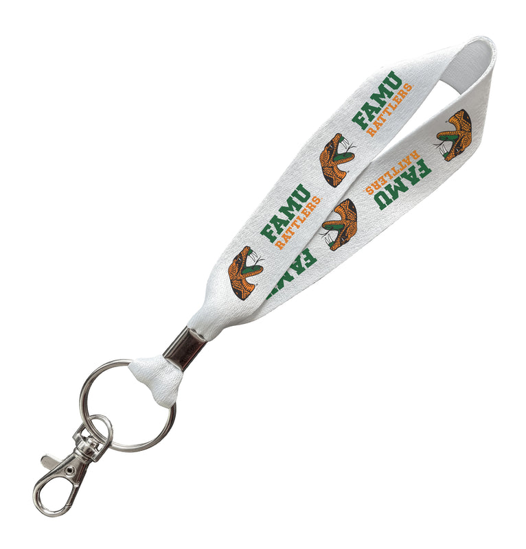 Florida A&M Rattlers Officially Licensed 6-Inches Long Cloth Keychain Lanyard