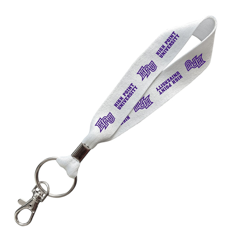 High Point University Officially Licensed 6-Inches Long Cloth Keychain Lanyard