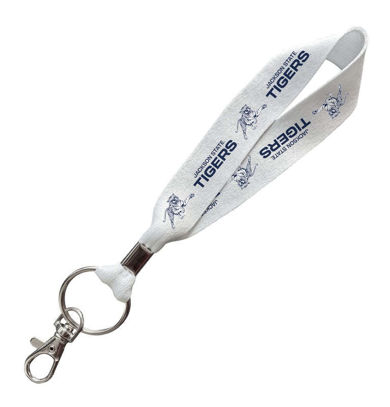 Jackson State University Officially Licensed 6-Inches Long Cloth Keychain Lanyard
