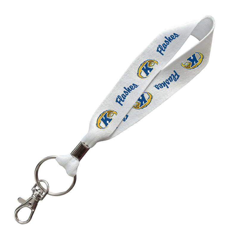 Kent State University Officially Licensed 6-Inches Long Cloth Keychain Lanyard