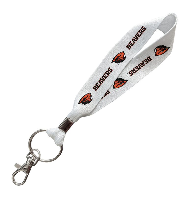 Oregon State Beavers Officially Licensed 6-Inches Long Cloth Keychain Lanyard