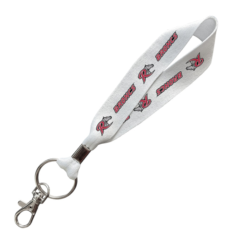 Rider University Broncs Officially Licensed 6-Inches Long Cloth Keychain Lanyard