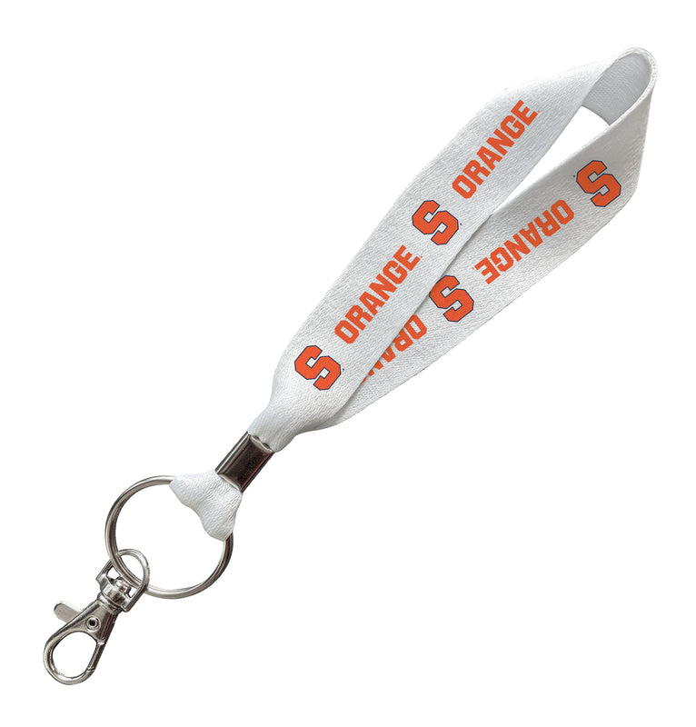 Syracuse Orange Officially Licensed 6-Inches Long Cloth Keychain Lanyard