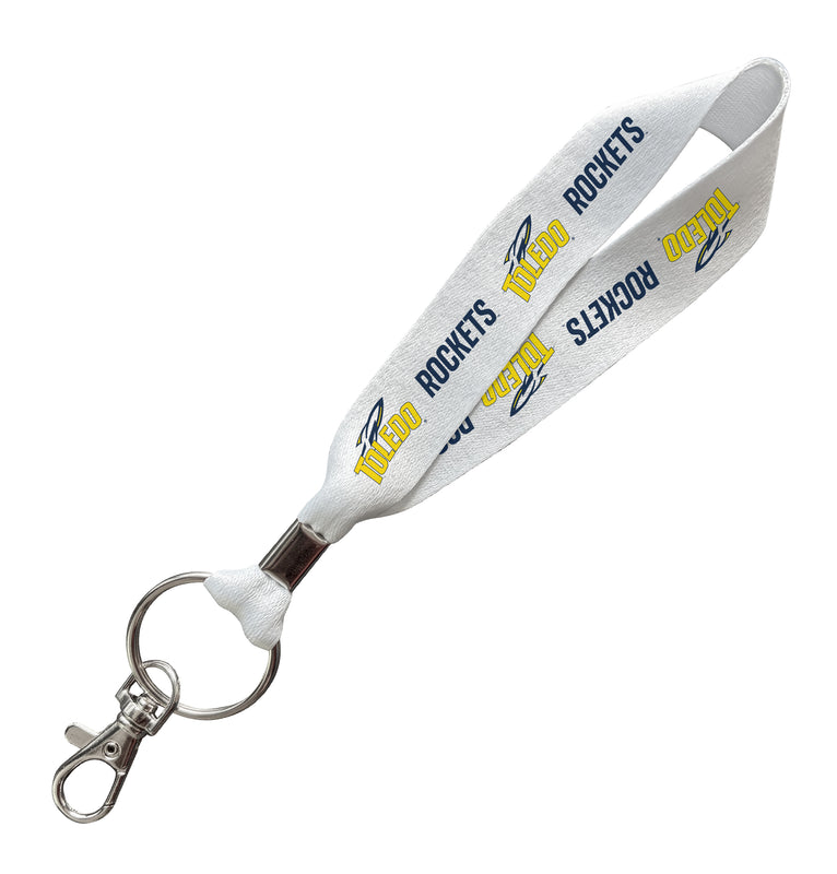Toledo Rockets Officially Licensed 6-Inches Long Cloth Keychain Lanyard