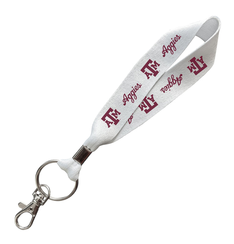 Texas A&M Aggies Officially Licensed 6-Inches Long Cloth Keychain Lanyard