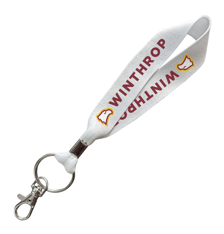Winthrop University Officially Licensed 6-Inches Long Cloth Keychain Lanyard