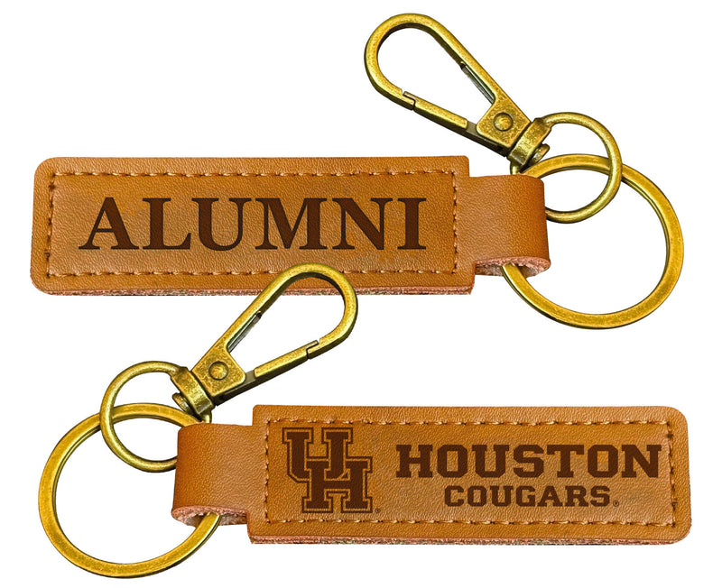 University of Houston College Alumni Leather Keychain – Officially Licensed