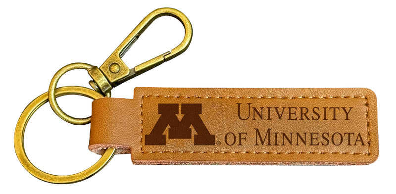 Minnesota Gophers Leather Keychain 3.25"� Long Officially Licensed Collegiate Product Single