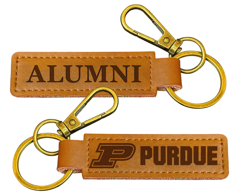 Purdue Boilermakers College Alumni Leather Keychain – Officially Licensed