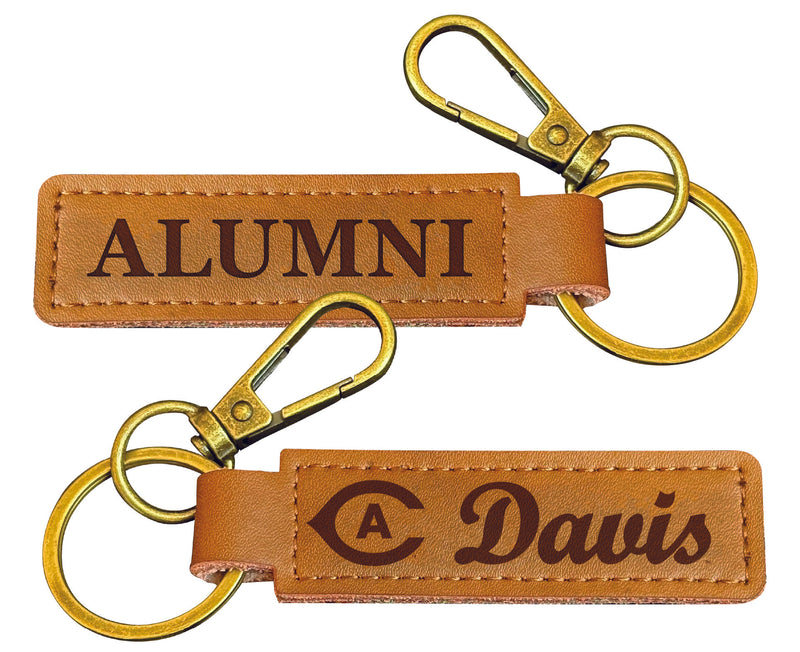 UC Davis Aggies College Alumni Leather Keychain – Officially Licensed