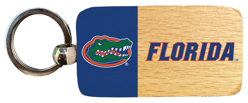 Florida Gators 2.5 x 1-Inch Wooden Keychain Officially Licensed Collegiate Product 4-Pack