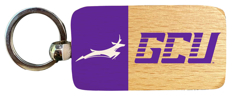 Grand Canyon University Lopes 2.5 x 1-Inch Wooden Keychain Officially Licensed Collegiate Product Single