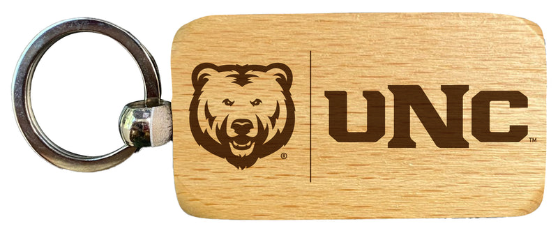 Northern Colorado Bears 2.5 x 1-Inch Wooden Keychain Officially Licensed Collegiate Product