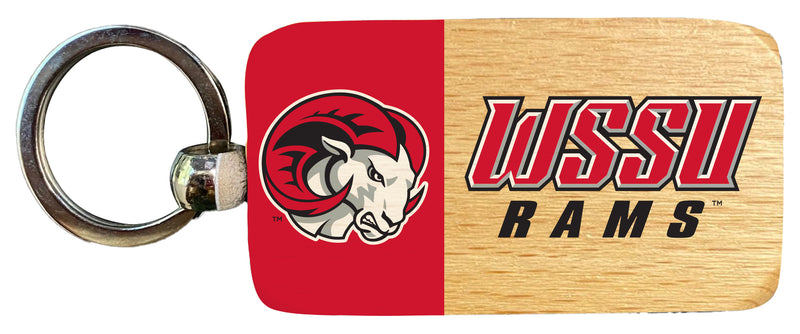 Winston-Salem State 2.5 x 1-Inch Wooden Keychain Officially Licensed Collegiate Product 4-Pack