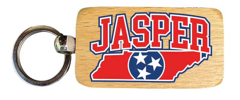 Jasper Tennessee Souvenir 2.5x1-Inch Souvenir Wooden Keychain