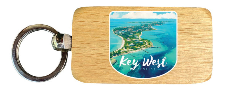 Key West Florida Souvenir 2.5x1-Inch Souvenir Wooden Keychain
