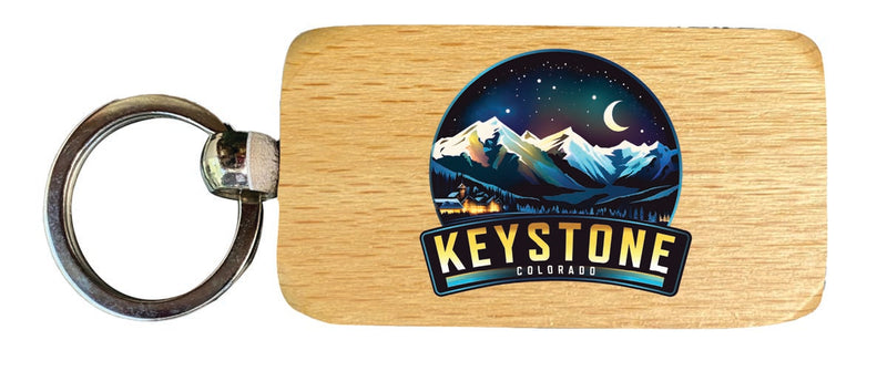 Keystone Colorado Souvenir 2.5x1-Inch Souvenir Wooden Keychain