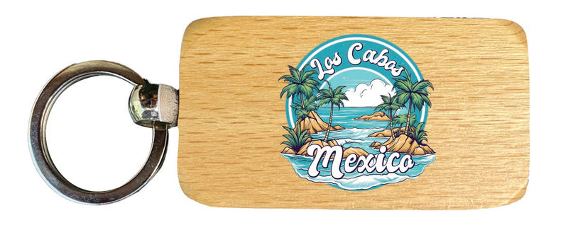 Los Cabos Mexico Souvenir 2.5x1-Inch Souvenir Wooden Keychain
